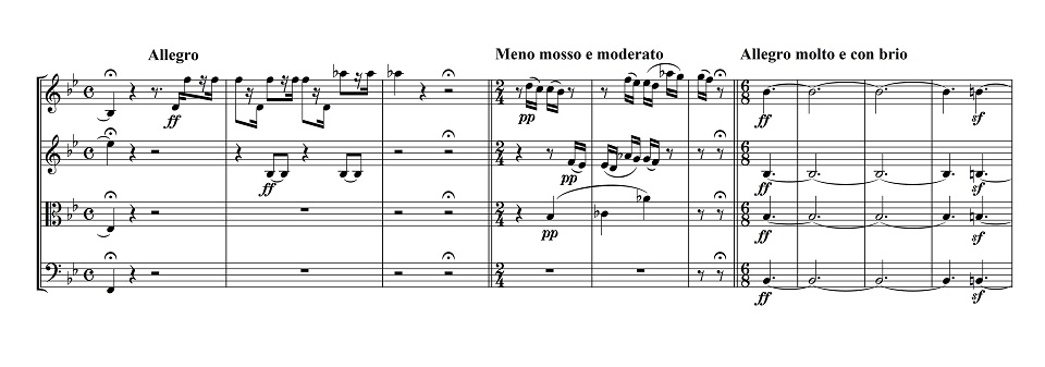 ベートーヴェン譜例